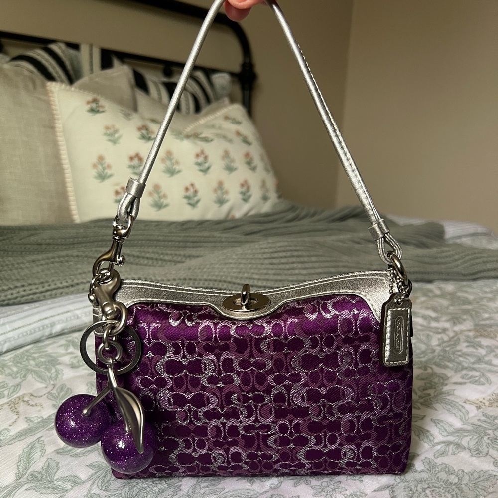 y2k coach RARE mini turn lock bag